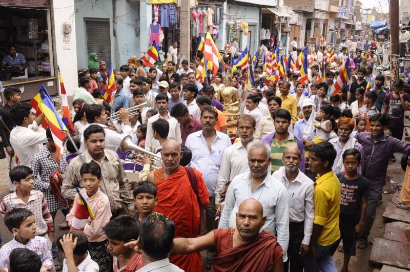 The journey of Lord Buddha to preach