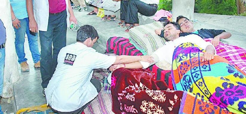 The strange events happening in the weddings season, somewhere the bride escapes, groom is ill