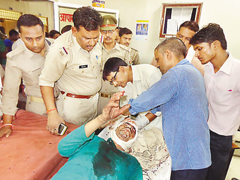 shot the young man and looted