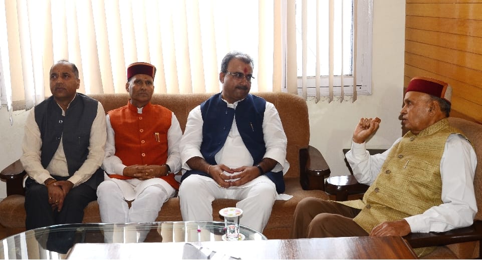 BJP Himachal Incharge Magal Pandey First Meeting at Shimla.