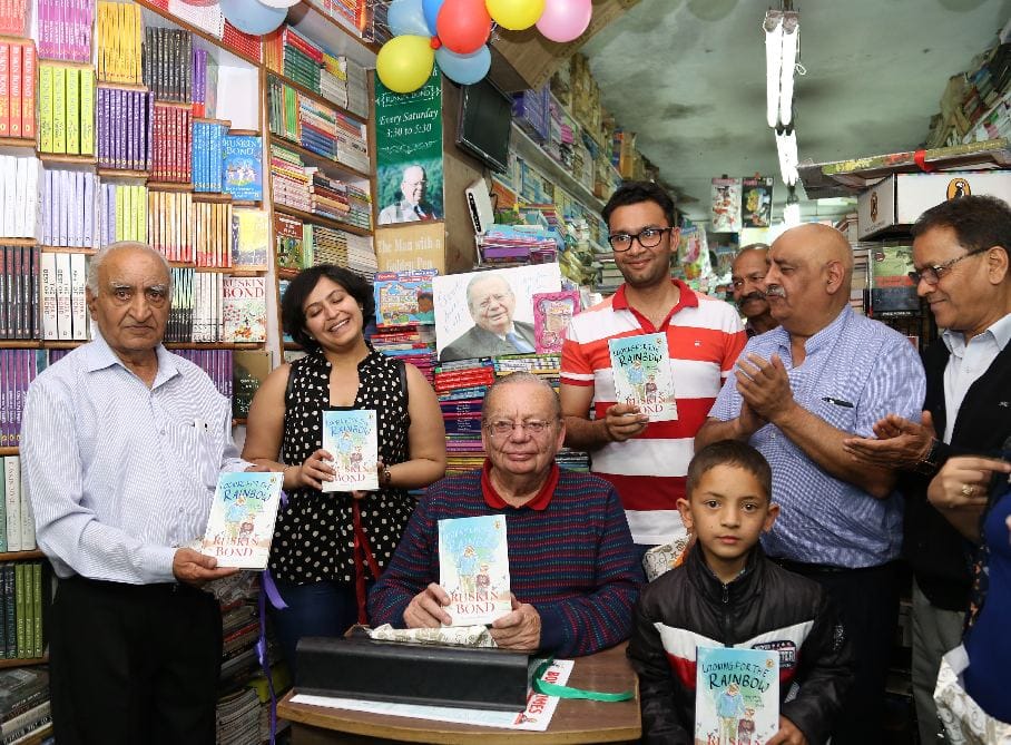   ruskin bond 83 birthday celebration in mussoorie