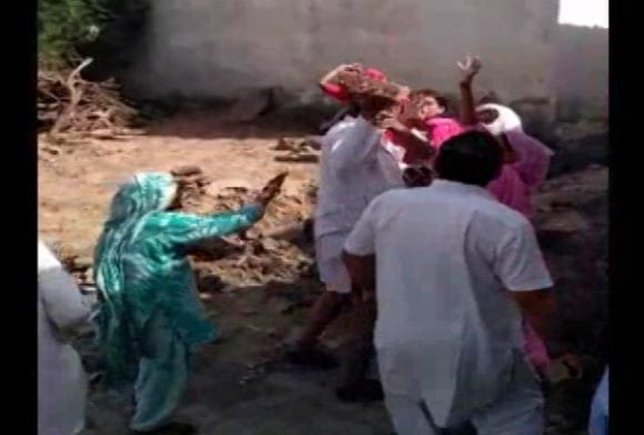 Sarpanch's family thrashes and beats old sisters as they objected to height of drain