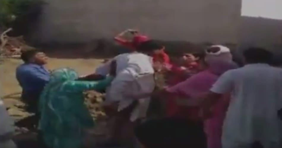 Sarpanch's family thrashes and beats old sisters as they objected to height of drain