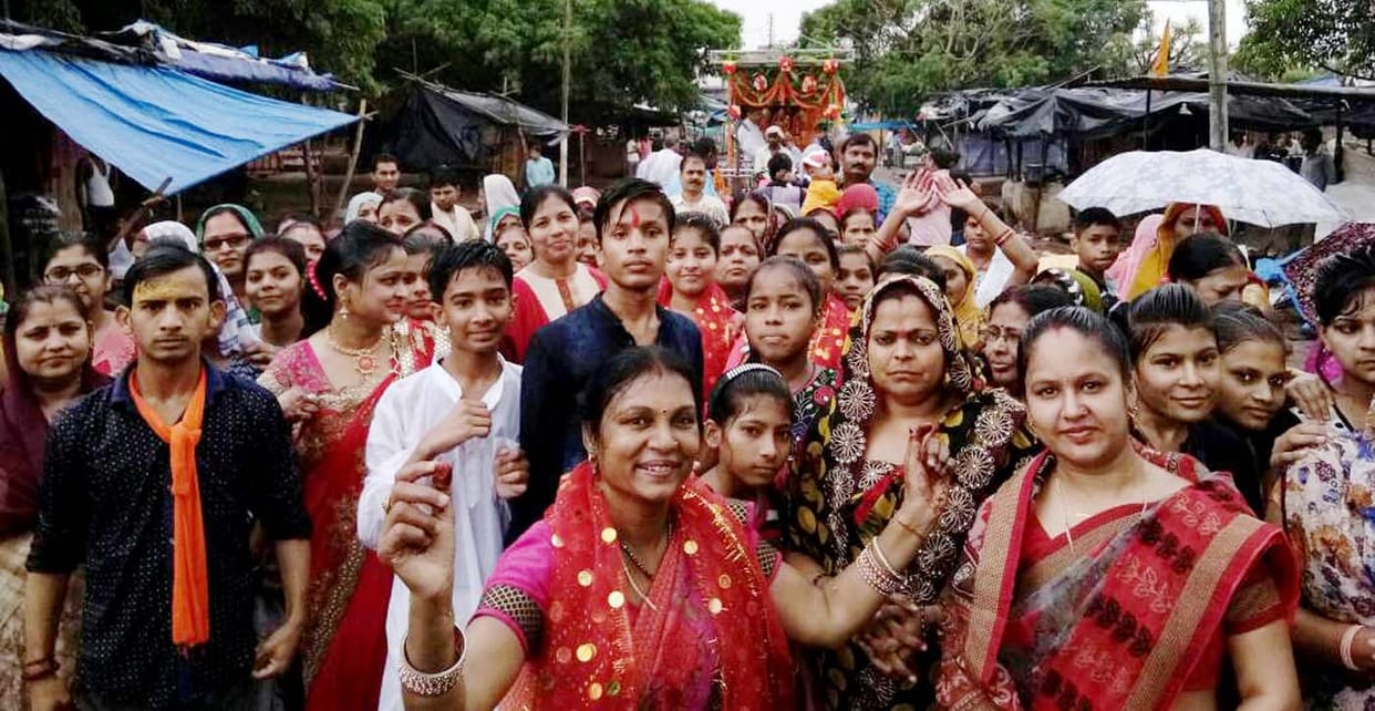 Shobhayatra extracted, the life status of nine Goddesses in the temple