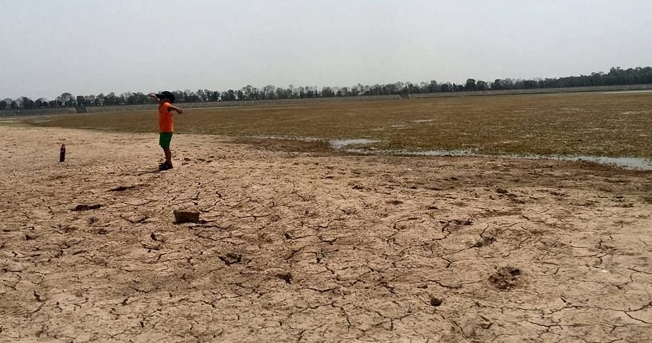Sukhna Lake dries up, water level shrunk down by 60 percent