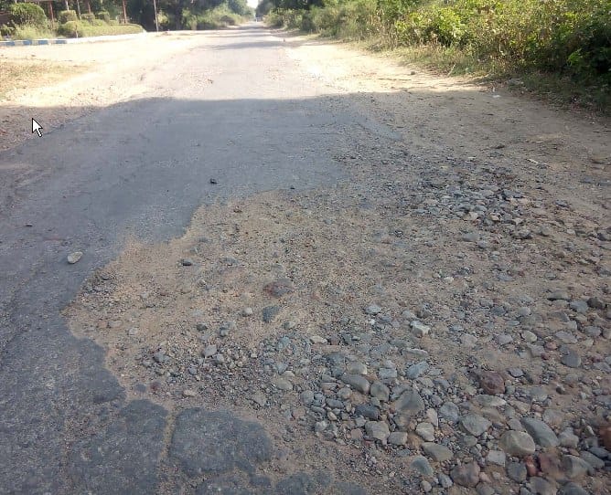 The look of the bad roads