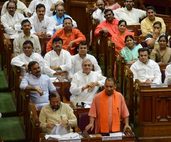 adityanath sepaks in lagislative council.