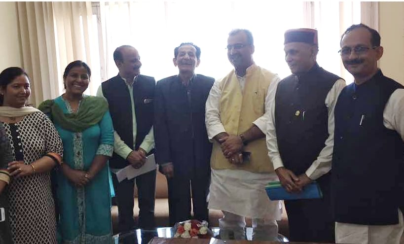 Ex Minister Radha Raman Shastri Join BJP in Himachal.