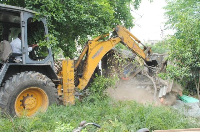 Corporation also runs bulldozers, demolished 40 illegal constructions