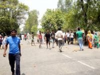 kaithal, police lathi charz