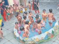 kaithal, little, boy,masti