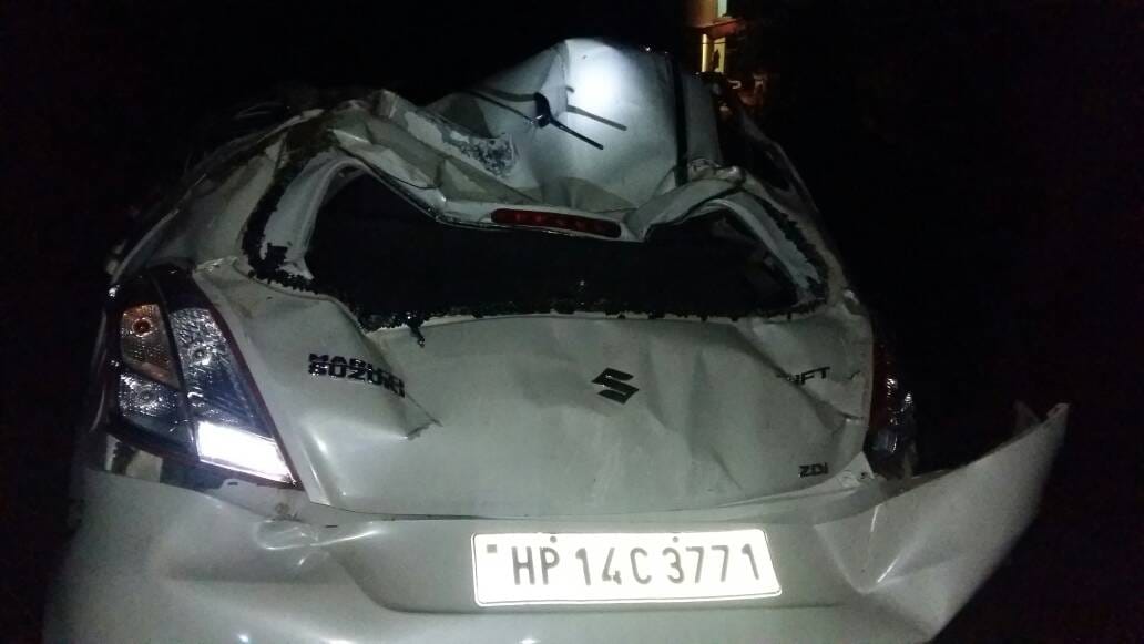  Two killed in Car Accident at Chail, Solan.
