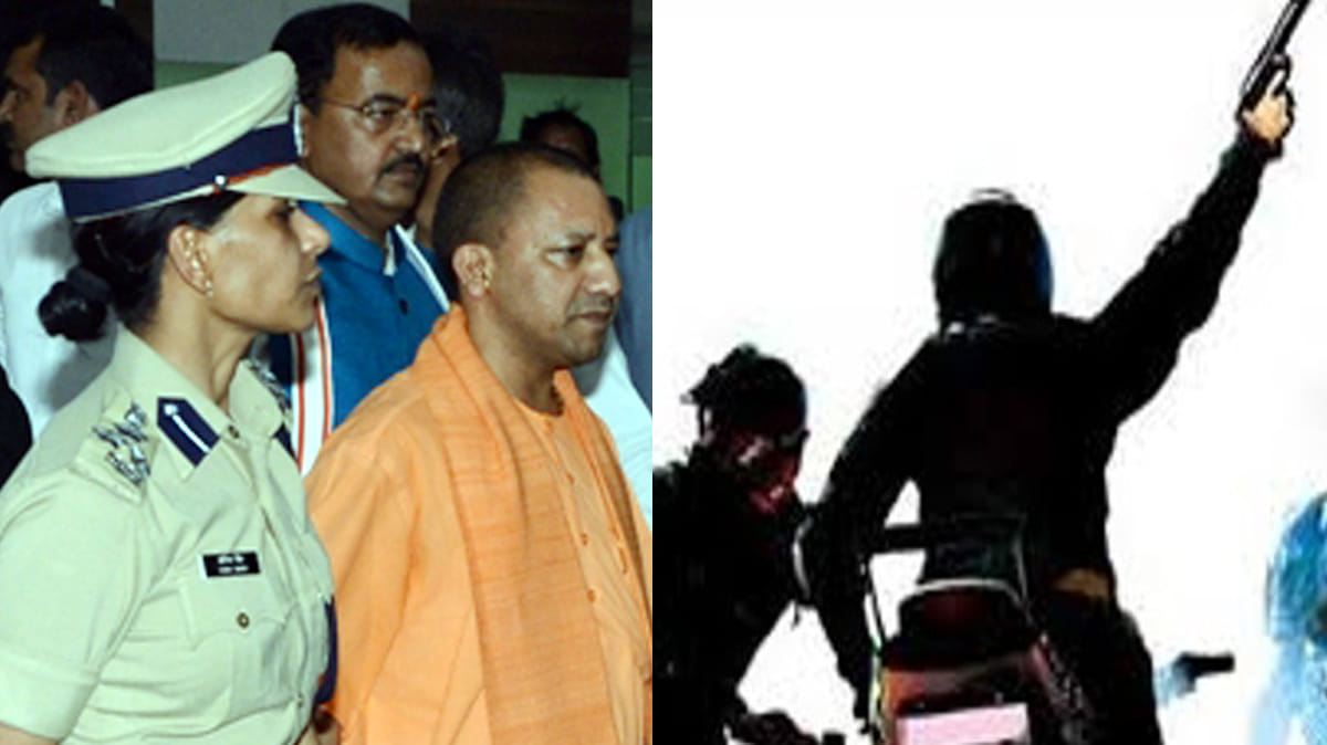 loot in kanpur during cm yogi inspection