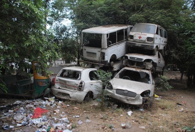 Police made green belt 'dumping yard'