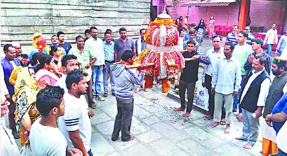 Jagdishila yatra welcomed in Bagnath Nagri