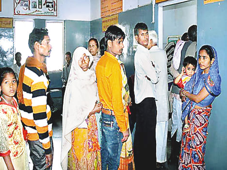 patient increase in change climate,  1200 opd in one day