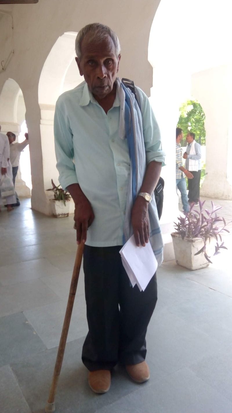 Police threat to peace from old farmer