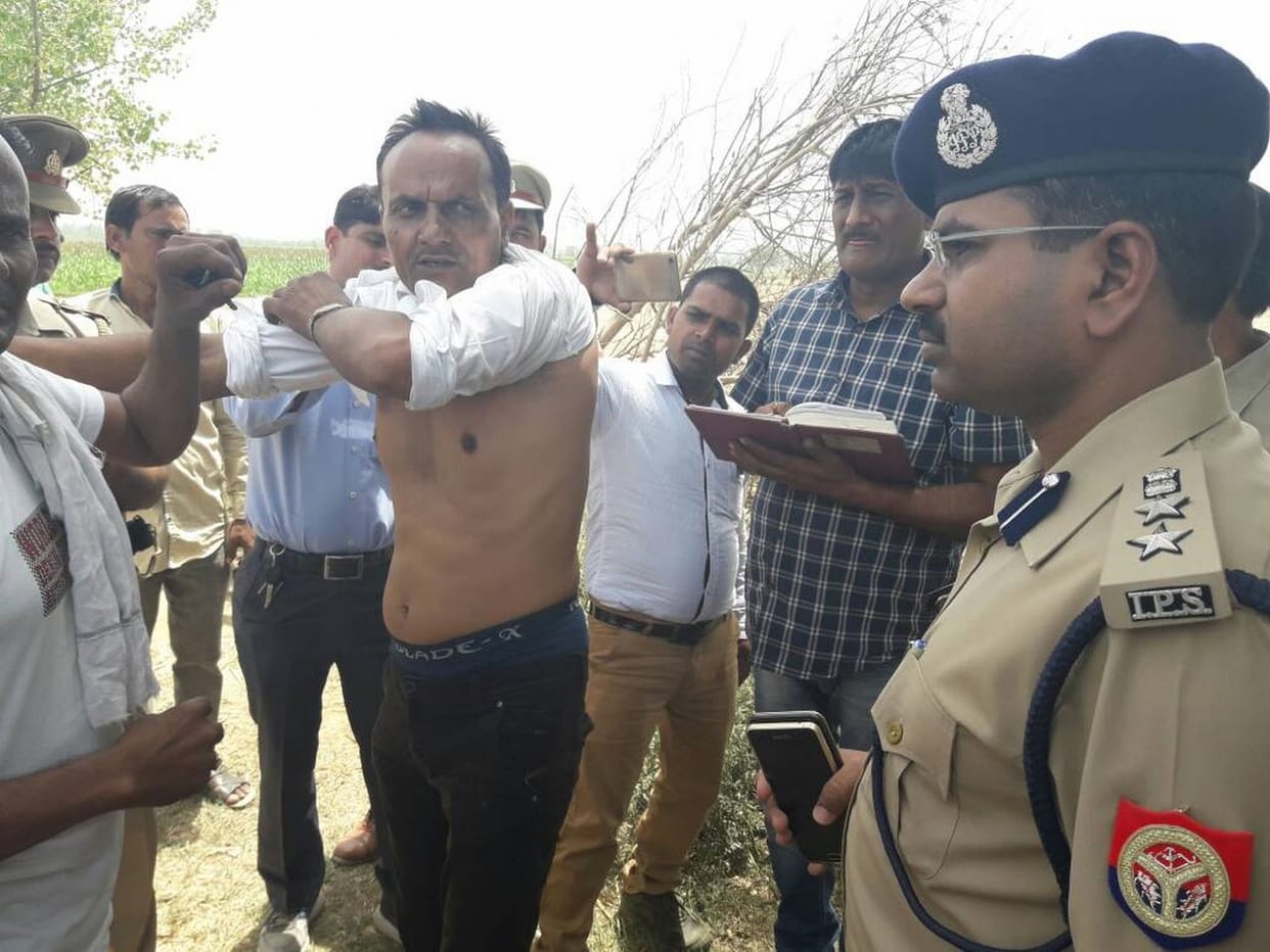 Road robbery in Wazirganj looted from Baramati