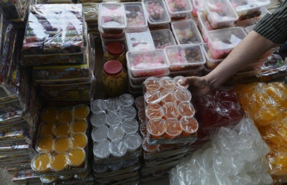 Food security department report said Aluminum in sweets