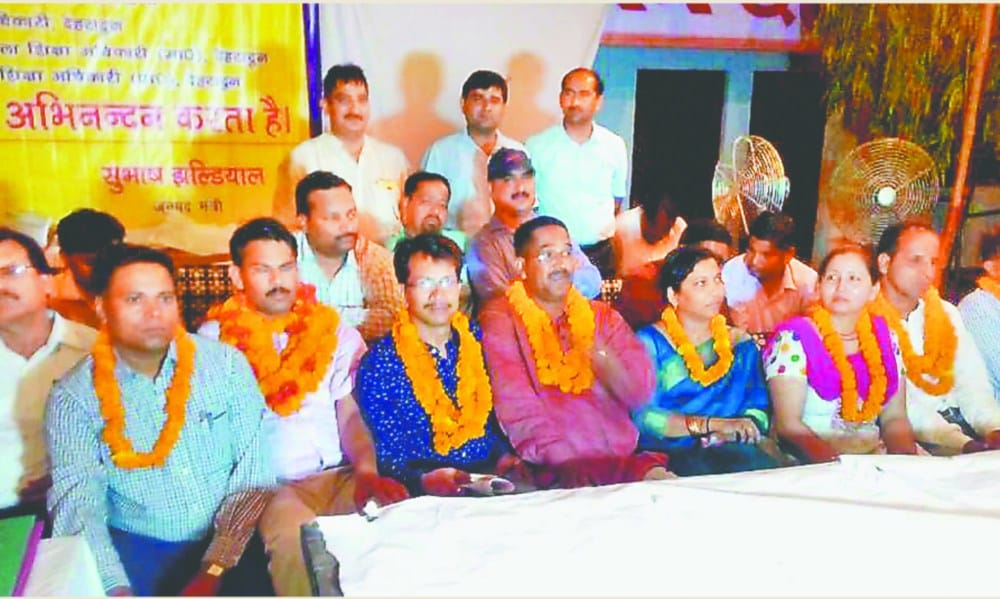 subash become new president of district Teacher association