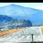निर्माणाधीन चिन्यालीसौड़ हवाई अड्डे का निरीक्षण किया