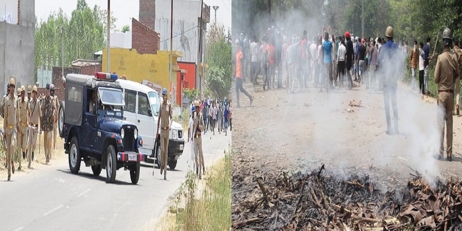 Then Sulaga Saharanpur: on the fragmentation of Ambedkar's statue, police force deployed