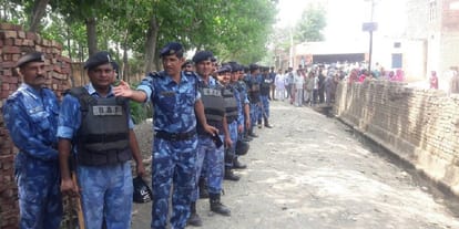 Then Sulaga Saharanpur: on the fragmentation of Ambedkar's statue, police force deployed