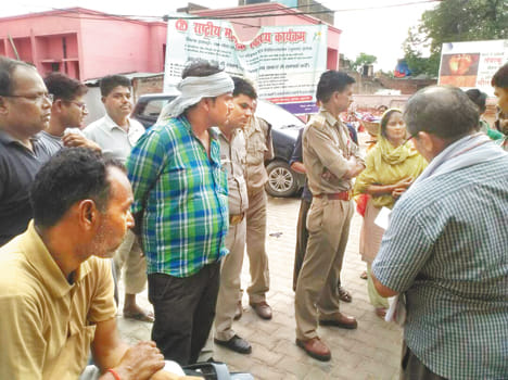 Natal death after childbirth, family ruckus