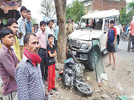 Bolero collided with bike rider