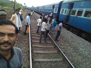 train accident sabermati