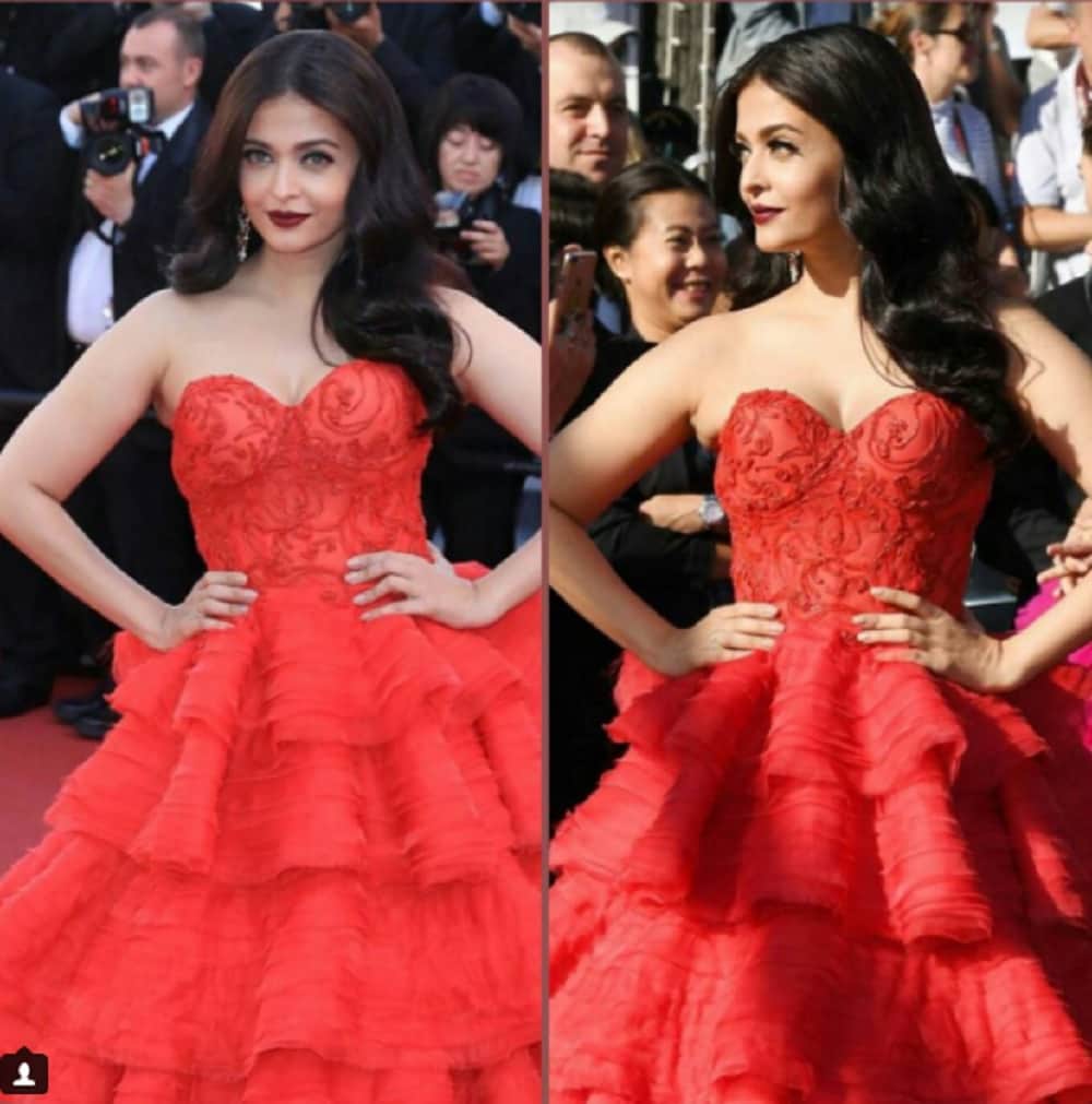  Cannes 2017:Daring Aishwarya breaks the fashion rules of red carpet by wearing her red hot dress