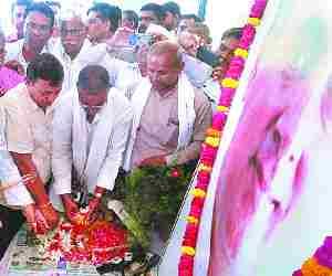 Rajiv Gandhi remembered in Amethi