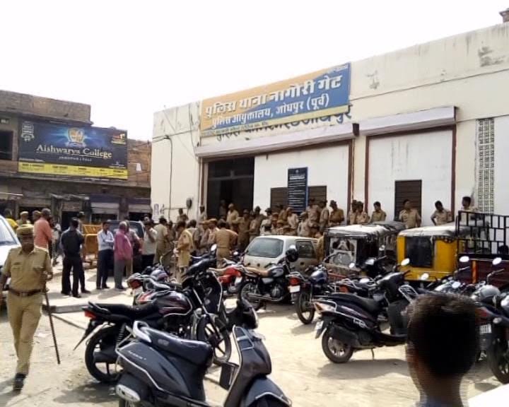 suicide in jodhpur after arresting the police