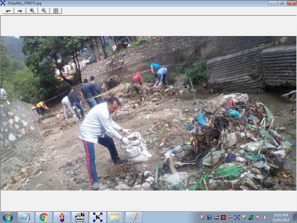 People descended for cleanliness of Bhagirathi