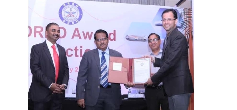 Defence Research and Development Organisation National Award to Scientist Neeraj Sharma