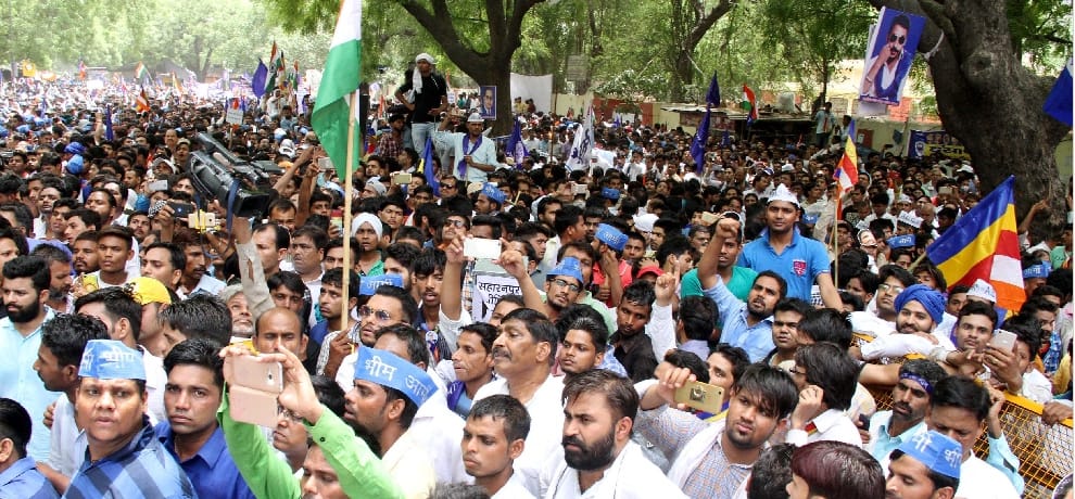Daring to protest against Dr. Ayub's arrest