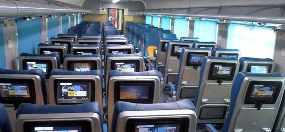 Windows of newly launched Tejas Express damaged by unknown people