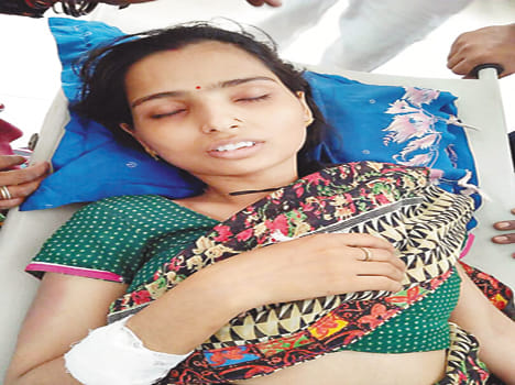 Pregnant beaten by hockey, pulled out from home