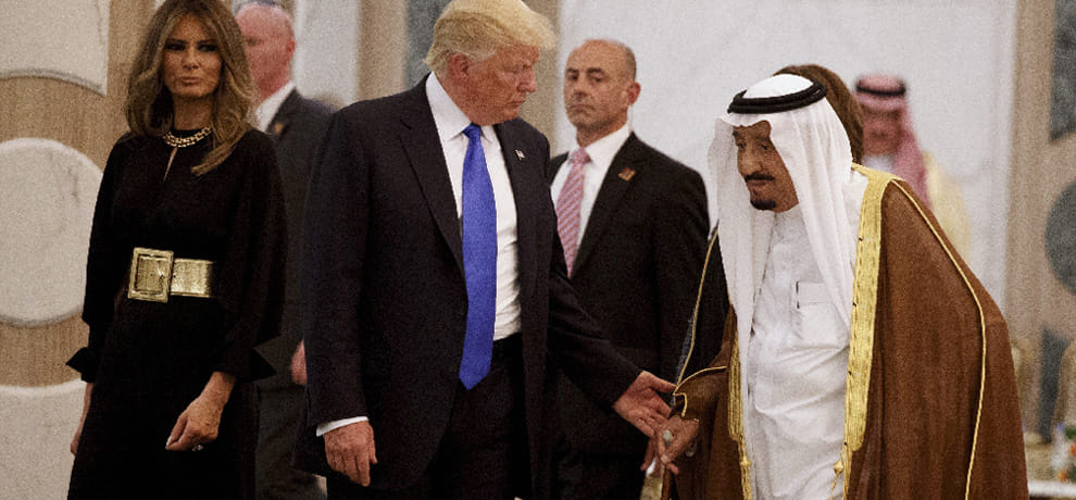Trump's first Foreign visit to Muslim country, will meet today with Nawaz sharif