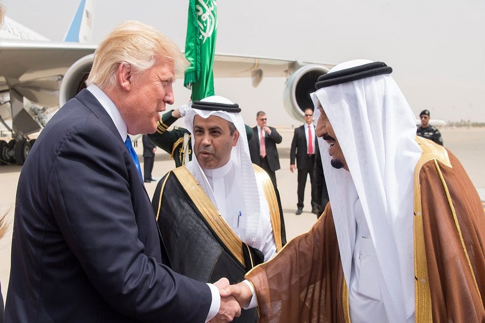 Trump touch down in Saudi Arabia