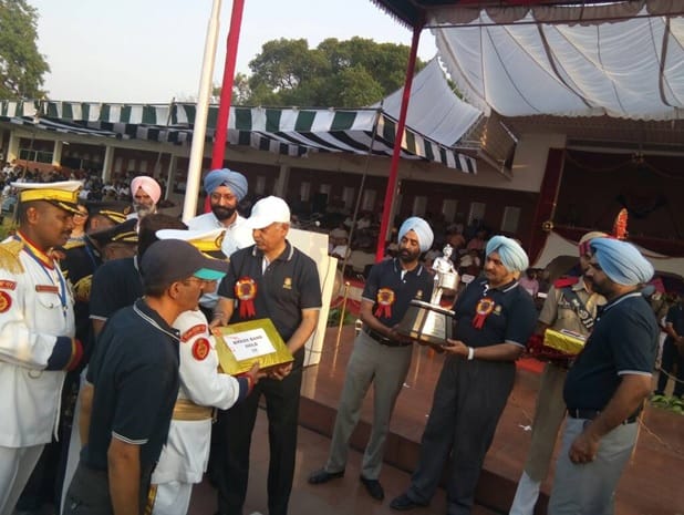 Rajasthan Police Central Band won gold madel in punjab 