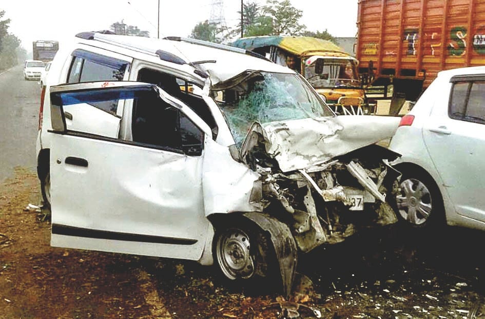 One killed in car crash.