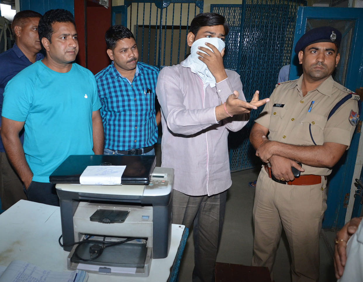 arrested who made fake reservation.