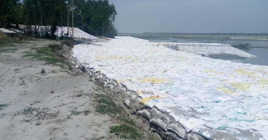 After the catastrophic flood control work in Ramnagara Buzia