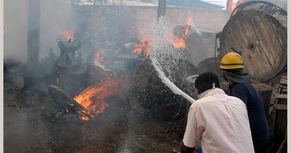 heavy fire in ambala uhbvn