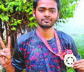 Govind won silver medal in International Taekwondo contest