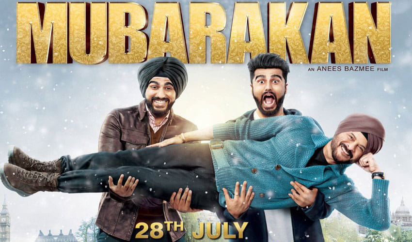 First Poster Of Arjun Kapoor & Anil Kapoor Film 'Mubarakan' Has Been Released