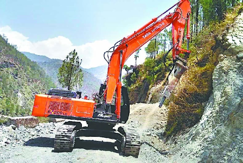 Construction of Valley Bridge at Bhani of Bhari-Song Road