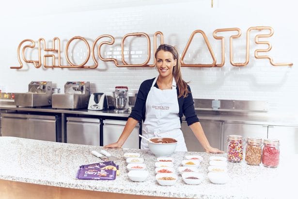 Hayleigh Curtis tastes chocolate her taste buds for £1 million.