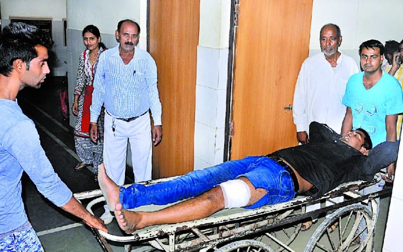 criminals attacked on property dealer in barabanki 